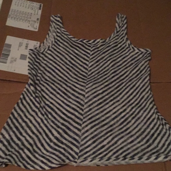 French Laundry Blue striped Tank - Picture 3 of 4